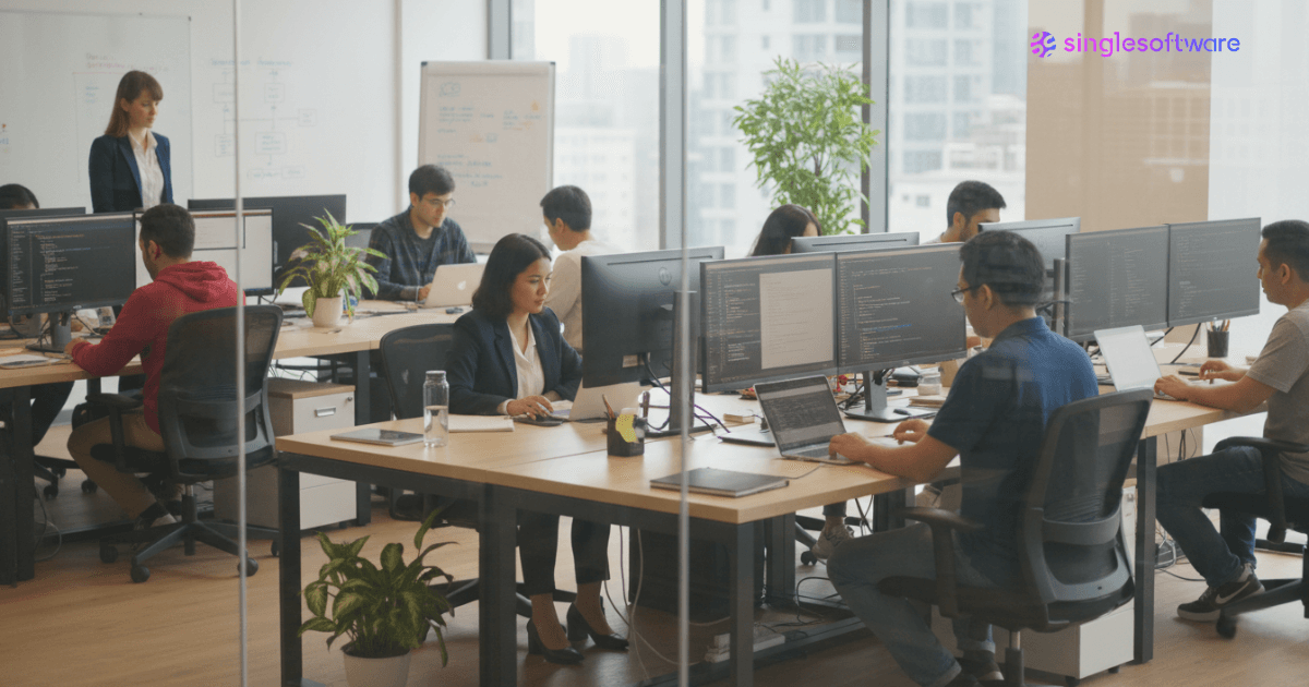 Plataforma e Equipe Single Software